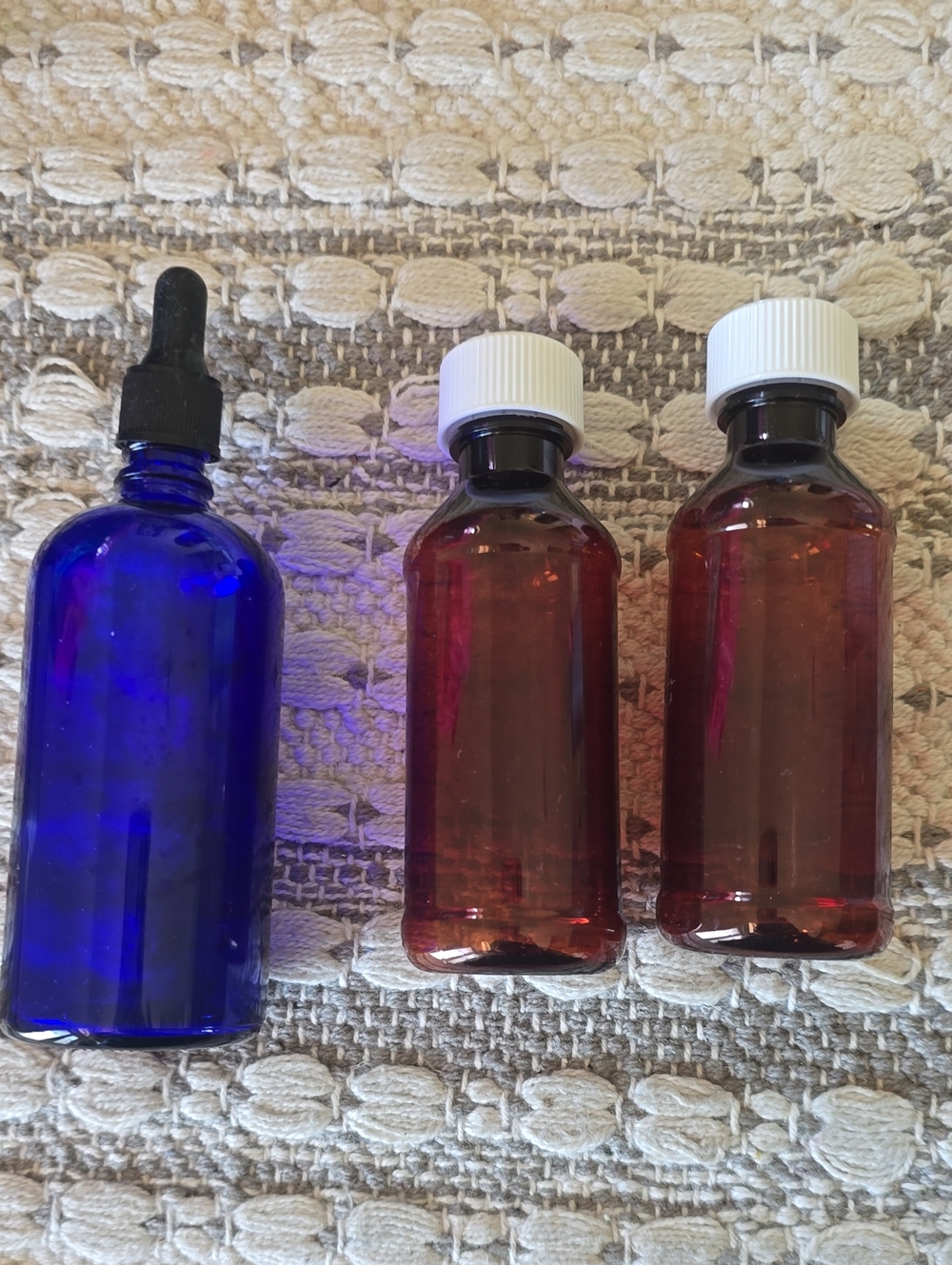 Glass Serum & Amber Dropper Bottles for Bath & Body - Blue and Amber